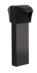 RAB BLED2X5-18 5W LED Square Bollard, Two BLEDs, 5000K Color Temperature (Cool), 68 CRI, 18" Mounting Height, Bronze Finish