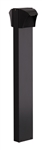 RAB BLED2X5-36 5W LED Square Bollard, Two BLEDs, 5000K Color Temperature (Cool), 68 CRI, 36" Mounting Height, Bronze Finish