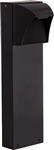 RAB BLED5-18 5W LED Square Bollard, One BLED, 5000K Color Temperature (Cool), 68 CRI, 18" Mounting Height, Bronze Finish