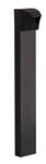 RAB BLED5-36Y 5W LED Square Bollard, One BLED, 3000K Color Temperature (Warm), 87 CRI, 36" Mounting Height, Bronze Finish