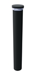 RAB BLEDR18/E LED Round Bollard 23W 5100K Color Temperature (Cool), 71 CRI, 120-277V, with Standard Battery Backup, Bronze Finish