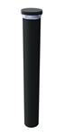 RAB BLEDR18N/EC LED Round Bollard 22W, 4000K Color Temperature (Neutral), 87 CRI, 120-277V, with Battery Backup with Cold Start, Bronze Finish