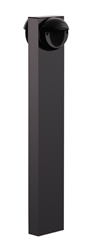 RAB BLEDR2X5-36N 5W LED Round Bollard, Two BLEDs, 4000K Color Temperature (Neutral), 85 CRI, 36" Mounting Height, Bronze Finish