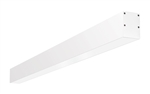 RAB BOA4S-40D10-40N-W 40W LED 4 ft Surface Mount Linear Slot Light, No Photocell, 4000K (Neutral), 2869 Lumens, 84 CRI, 120-277V, 40 Degree Reflector, Dimmable, Not DLC Listed, White Finish