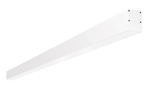 RAB BOA6S-60D10-40Y-W 60W LED 6 ft Surface Mount Linear Slot Light, No Photocell, 3000K (Warm), 4050 Lumens, 86 CRI, 120-277V, 40 Degree Reflector, Dimmable, Not DLC Listed, White Finish