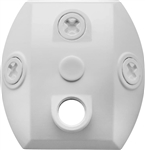 RAB CU4W Universal Cover, 4 Hole, White