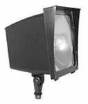 RAB EZF64QT/PC 64W Compact Fluorescent Floodlight, Button Photocell 120V, 4800 Lumens, Bronze Finish