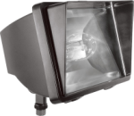RAB FF100/PC Future Flood Light 100W High Pressure Sodium Lamp 120V Bronze Color with Photocontrol
