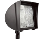 RAB FXF42QT/PC 42W Wall Mount Compact Fluorescent Floodlight, Button Photocell 120V, 3200 Lumens, Bronze Finish