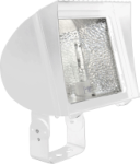 RAB FXL400TQTW/PC2 FlexFlood XL Flood Light Trunnion Mount 400W High Pressure Sodium Lamp 120V-277V White Color with 277V Photocontrol