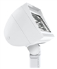 RAB FXLED300SFYB33W/D10 300W Slipfitter Mount LED Floodlight, 3000K (Warm), No Photocell, 29180 Lumens, 81 CRI, 120-277V, 3H x 3V Beam Distribution, Dimmable Operation, DLC Listed, White Finish