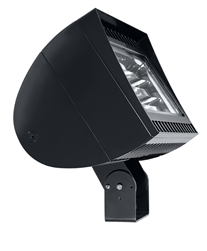 RAB FXLED300TN/D10 300W Trunnion Mount LED Floodlight, 4000K (Neutral), No Photocell, 34800 Lumens, 82 CRI, 120-277V, 7H x 6V Beam Distribution, Dimmable Operation, DLC Listed, Bronze Finish