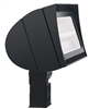 RAB FXLED78SF/PCS 78W Slipfitter Mount LED Floodlight, 5100K (Cool), 7597 Lumens, 67 CRI, Standard Operation, Bronze Finish