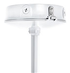 RAB GPLEDBBW Backbox Ceiling Light Accessory Compatible with GPLED26, GPLED52, GPLED78, PLED52, PLED78, White Finish