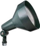 RAB H101VG 150W Incandescent Bell Shaped PAR Flood 120V landscape light, Verde Green