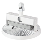 RAB HAYBAY100N/D10/LC 100W LED HAYBAY High Bay, No Photocell, 4000K (Neutral), 10975 Lumens, 74 CRI, 120-277V, Dimmable, DLC Listed, Lightcloud Installed, Standard Operation, White Finish