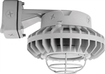 RAB HAZBLED26FF-G 26W Wall Mount LED Hazardous Location Fixture, 5100K (Cool), 2249 Lumens, 69 CRI, Frosted Lens, Wire Guard, Natural Finish