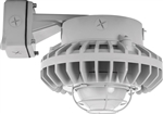 RAB HAZBLED42F-G 42W Wall Mount LED Hazardous Location Fixture, 5100K (Cool), 3076 Lumens, 70 CRI, Frosted Globes, Wire Guard, Natural Finish