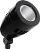 RAB HNLED13NB/D10 13W LED Bullet Narrow Spotlight, 4000K (Neutral), No Photocell, 1055 Lumens, 81 CRI, 120-277V, Dimmable Operation, Black Finish