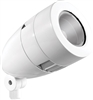 RAB HNLED13NW 13W LED Bullet Narrow Spotlight, 4000K (Neutral), No Photocell, 1055 Lumens, 81 CRI, 120-277V, Standard Operation, White Finish