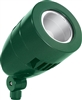 RAB HNLED13VG 13W LED Bullet Narrow Spotlight, 5000K (Cool), No Photocell, 1315 Lumens, 67 CRI, 120-277V, Standard Operation, Verde Green Finish