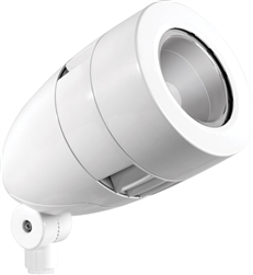 RAB HNLED13YW 13W LED Bullet Narrow Spotlight, 3000K (Warm), No Photocell, 1017 Lumens, 81 CRI, 120-277V, Standard Operation, White Finish