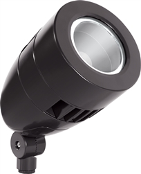 RAB HNLED26YA 26W LED Bullet Narrow Spotlight, 3000K (Warm), No Photocell, 1699 Lumens, 81 CRI, 120-277V, 2H x 2V Beam Distribution, Standard Operation, Not DLC Listed, Bronze Finish