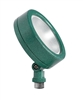 RAB LES13YVG 13W LESLIE LED Economy Bullet Flood Light, 3000K (Warm), 1045 Lumens, 83 CRI, 120V, 6H x 6V Beam Distribution, Verde Green Finish