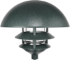 RAB LLD3VG 3 Tier Lawn Light with Dome Top, 120V 75W Incandescent Lamp, Verde Green