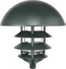 RAB LLD4VG 4 Tier Lawn Light with Dome Top, 120V 100W Incandescent Lamp, Verde Green