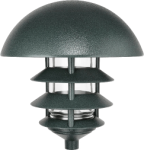 RAB LLD4VG/F13 4 Tier Lawn Light with Dome Top, 120V 13 watts Compact Fluorescent Lamp, Verde Green