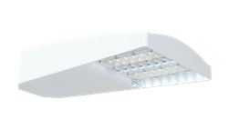 RAB LOT2T110NW/480/D10/7PR 110W LED LOTBLASTER Area Light, No Photocell, 4000K (Neutral), 12245 Lumens, 72 CRI, 480V, Type II Distribution, Dimmable, 7-Pin Receptacle, White Finish