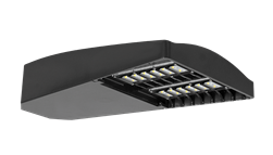 RAB LOT2T110Y/480/D10/HS 110W LED LOTBLASTER Area Light, No Photocell, 3000K (Warm), 9037 Lumens, 72 CRI, 480V, Type II Distribution, Dimmable, House Side Shield, Bronze Finish