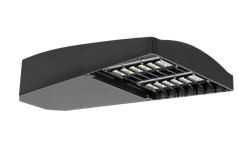 RAB LOT3T110N/D10/HS 110W LED LOTBLASTER Area Light, No Photocell, 4000K (Neutral), 8379 Lumens, 120-277V, Type III Distribution, Dimmable, House Side Shield, Bronze Finish