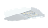 RAB LOT3T65W/480/D10/5PR 65W LED LOTBLASTER Area Light, No Photocell, 5000K (Cool), 7540 Lumens, 480V, Type III Distribution, Dimmable, 5-Pin Receptacle, White Finish