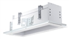 RAB MD3NTW 3 Fixture Heads Recessed New Construction Mounting Frame and Housing, 90 CRI, 1/2" Trim Style, White Finish