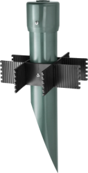 RAB MP25VG Mighty Post 25" PVC Mounting Post for Landscape Lighting, Verde Green