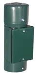 RAB MPAVG Mighty Post Adapter to install an In-Use Outlet on a Mighty Post, Verde Green