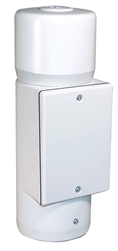 RAB MPAW Mighty Post Adapter to install an In-Use Outlet on a Mighty Post, White