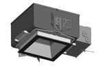 RAB NDIC4S12L 4" New Construction Square Rough-In, 12W, 90 CRI, 120V-277V, Insulation Contact (IC), Lutron Driver