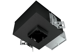 RAB NDICLED3S-15LN-CP 15W LED 3" New Construction Square Rough-In Downlight, 4000K (Neutral), 80 CRI, 120-277V, Accepts Cones with Trim, Lutron Dimming, 40 - 85 lm/W Efficacy, Chicago Plenum
