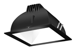 RAB NDLED4S-50YN-W-B 4" New Construction Square Trim Module, 3500K, 90 CRI, 50 Degree Beam Spread, White Cone Black Trim