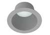 RAB NDTRIM3R50-M 3" New Construction Round Trimmed Module, 50 Degree Downlight, Matte Silver Finish
