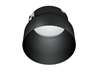 RAB NDTRIM3R80-B-TL 3" New Construction Round Trimless Module, 80 Degree Downlight, Black Finish