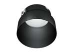 RAB NDTRIM3R80-B-TL 3" New Construction Round Trimless Module, 80 Degree Downlight, Black Finish