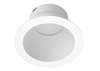 RAB NDTRIM3R80-W 3" New Construction Round Trimmed Module, 80 Degree Downlight, White Finish