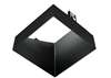 RAB NDTRIM3S20A-B-TL 3" New Construction Square Trimless Module, 20° Adjustable, Black Finish