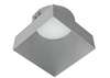 RAB NDTRIM3S50-M-TL 3" New Construction Square Trimless Module, 50° Downlight, Matte Silver Finish