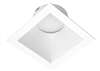 RAB NDTRIM3S80-W 3" New Construction Square Trimmed Module, 80° Downlight, White Finish