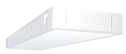 RAB PANEL1X4-34Y/D10/E2 1' x 4' Recessed LED Panel, 34 Watts, 3000K Color Temperature, 84 CRI, 120V-277V, White Finish, Dimmable with Battery Back up